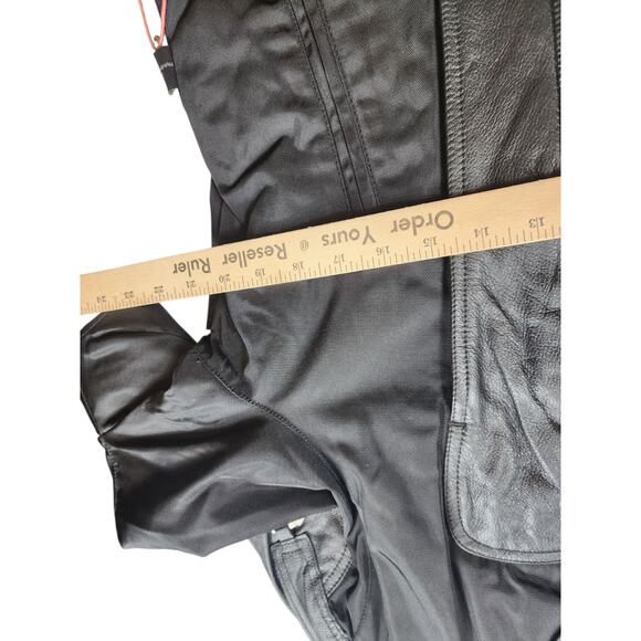 Hein Gericke Leather Motorcycle Jacket Womens 16 Protective Padded Biker Riding - Picture 5 of 16